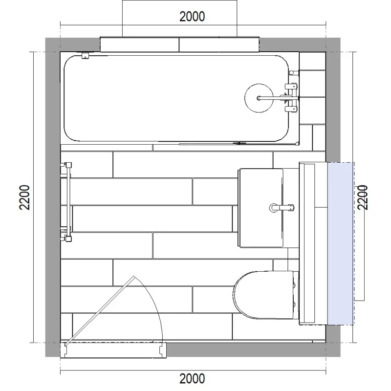 a bathroom with a bathtub and toilet