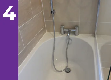bathroom renovation forth step