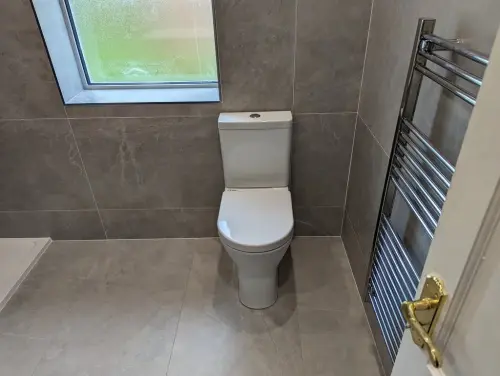 a Newtown Lane toilet in a bathroom